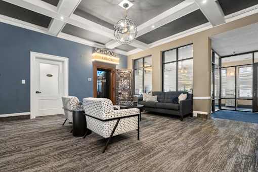 Bright Lobby at Lux Apartments, Brooklyn Center, MN