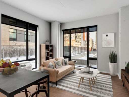 Spacious Living Area at Viridium Apartments, Minneapolis 