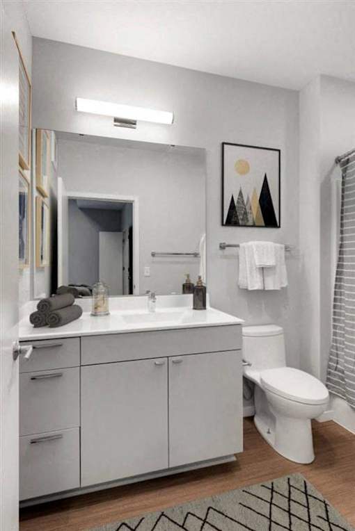 Luxurious Bathroom at Viridium Apartments, Minneapolis, 55401 