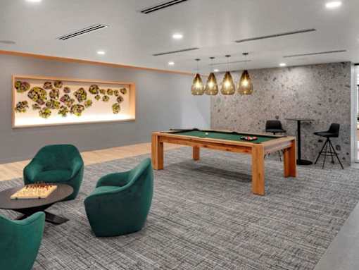 Billiards Table at Viridium Apartments, Minnesota 