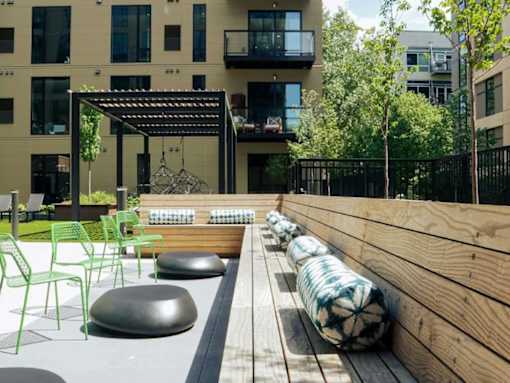 Outdoor Patio at Viridium Apartments, Minnesota 
