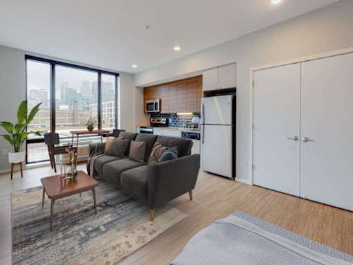 Living And Kitchen at Viridium Apartments, Minnesota 