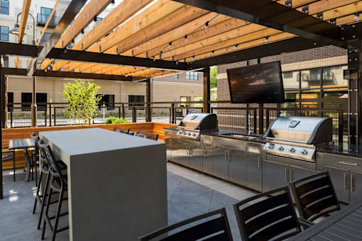 Grilling Station at The Shoreham, Minnesota, 55416