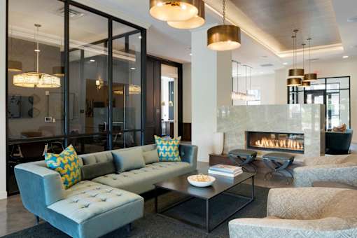 Clubhouse with Upgraded Interiors at The Shoreham, St. Louis Park, Minnesota