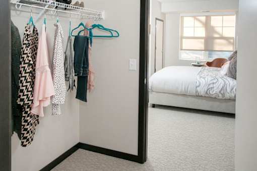 Roomy Closet at The Shoreham, St. Louis Park, Minnesota