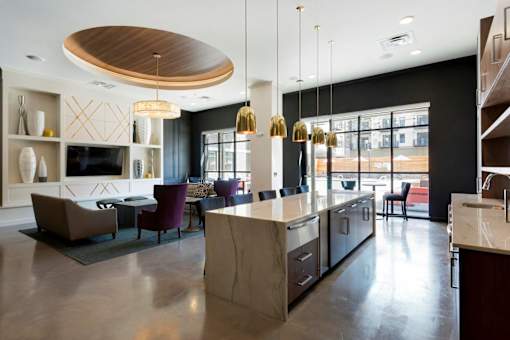 Community Lounge at The Shoreham, St. Louis Park, MN 55416
