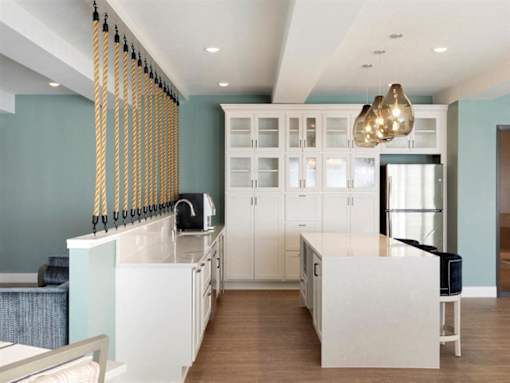 Eat-In Kitchen Table With Sink at The Barnum Apartments, MN, 55110