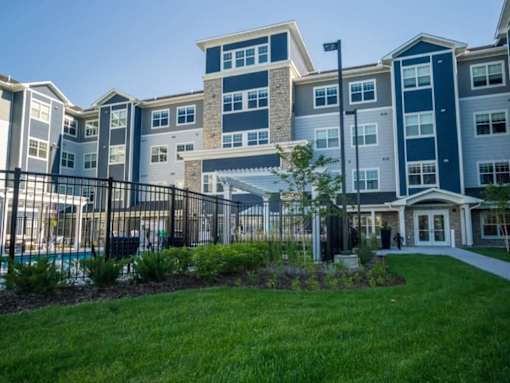 Exterior view at The Barnum Apartments, White Bear Lake, 55110