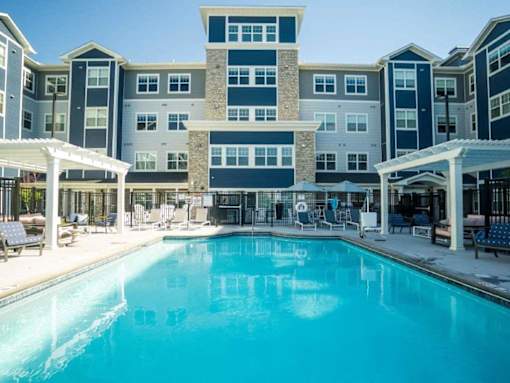Swimming Pool at The Barnum Apartments, Minnesota