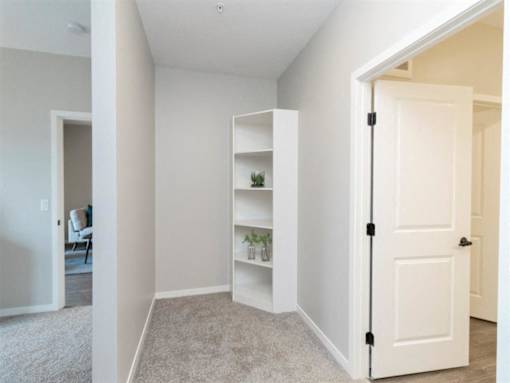 Closet at The Barnum Apartments, White Bear Lake, Minnesota