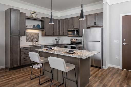 Gourmet Kitchen at The Edison at Woodbury, Minnesota