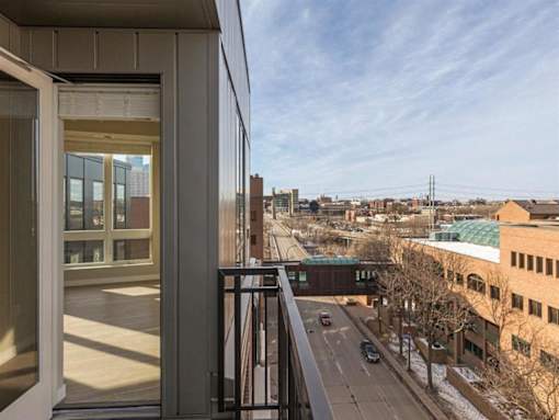 View from balcony at The M on Hennepin, Minneapolis, MN
