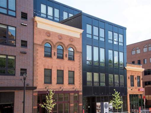 Building front view at The M on Hennepin, Minnesota, 55414