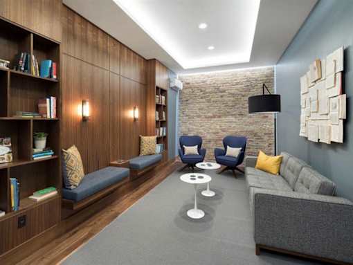 Living Area at The M on Hennepin, Minneapolis, Minnesota