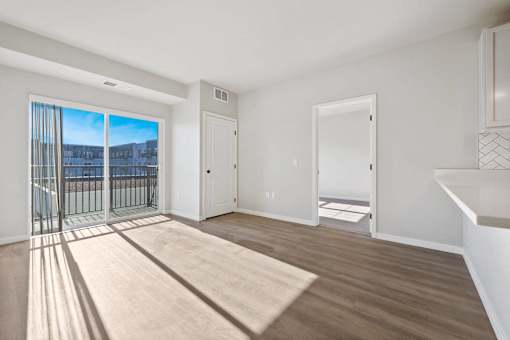 empty living room at Lochner Apartments, White Bear Lake, 55110