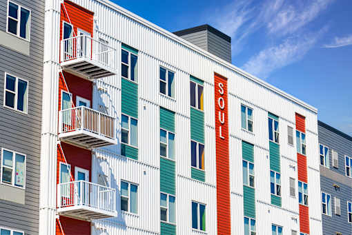 Property Building at Soul Apartments, St. Paul, Minnesota
