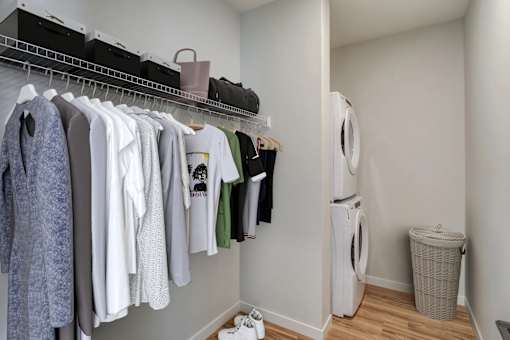 A Laundry Room at Peregrine Apartments, Minneapolis, MN