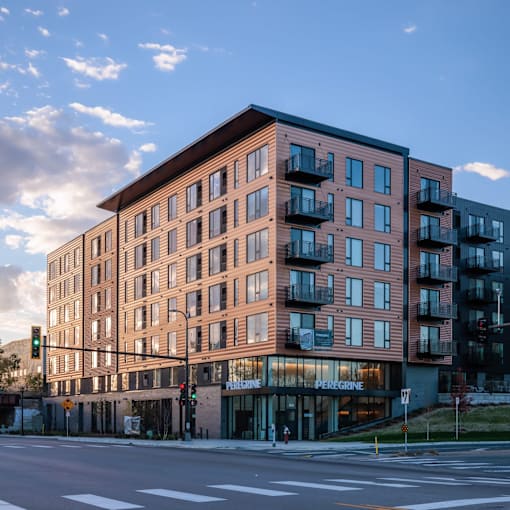 Exquisite Exterior at Peregrine Apartments, Minneapolis, MN, 55411