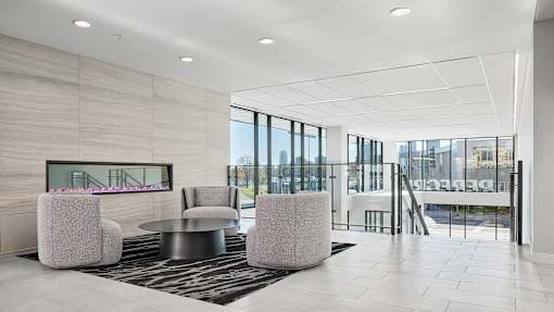 Lobby at Peregrine Apartments, Minneapolis