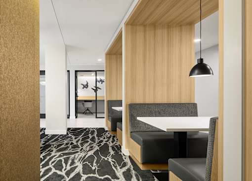 A Modern Dining Space at Peregrine Apartments, Minnesota, 55411