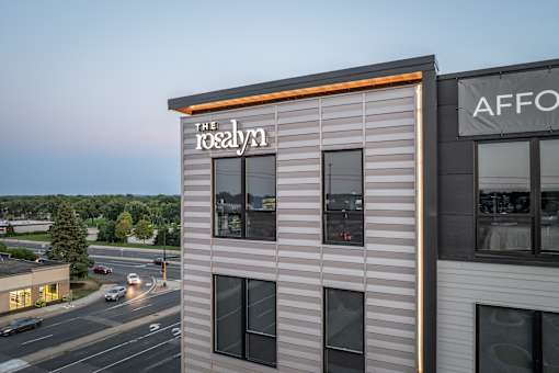 The Rosalyn and Afford hotels are located next to each other.