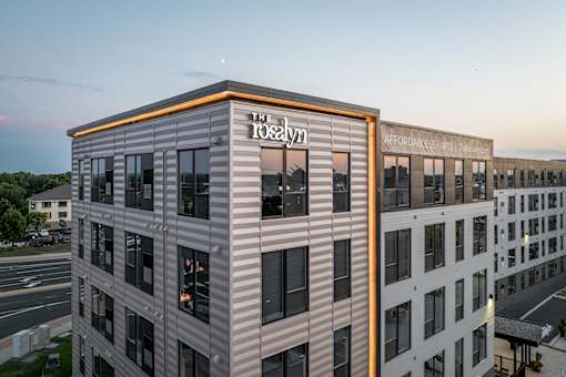 The building is called The 104 and it is an affordable housing project.