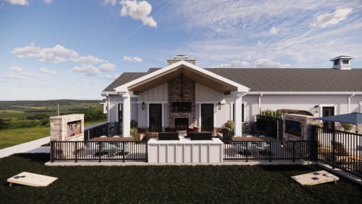 Building at Sandhill Parkway Townhomes Apartments, Minnesota, 55011