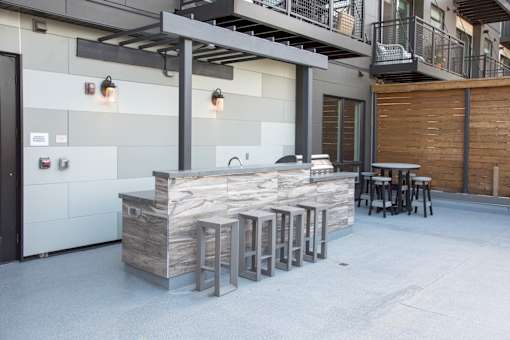 outdoor kitchen