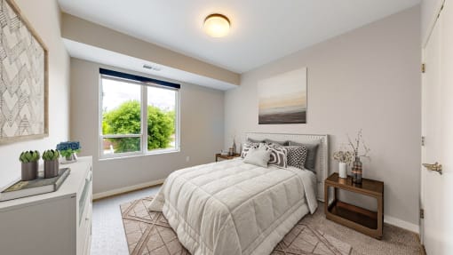 Private Master Bedroom at The Morrison, Minnesota