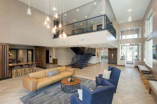 Community Lounge at The McMillan Apartments in Shoreview, MN 55126