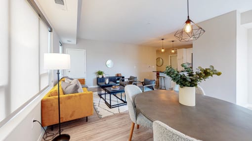 Dining And Living Area at The Morrison, Minnesota