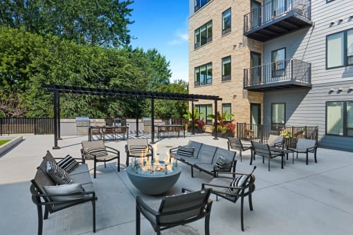Courtyard Firepit Patio at The Morrison, Rosemount, MN 55068