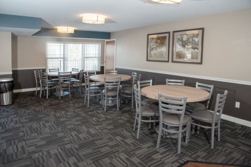 community room dining tables
