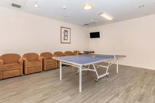 A Ping Pong Table at Atrium Garden Apartment Homes, LLC, San Jose, CA