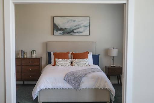 Luxurious Bedroom at 888 Fourth Street Apartments, LLC, Santa Rosa, 95404