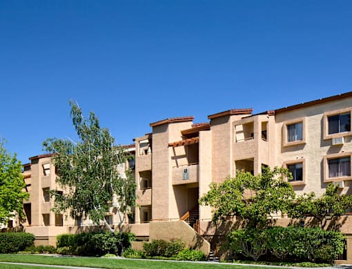 A large building with a lot of windows and balconies. at The Maddox Sunnyvale Apartments, California, 94087
