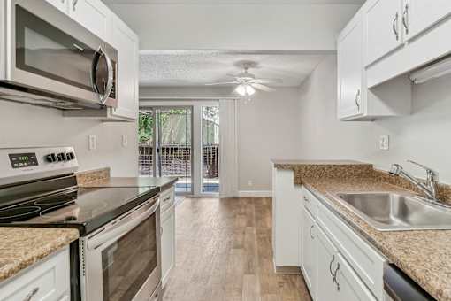 Kitchen at Summerwood Apartments, California
