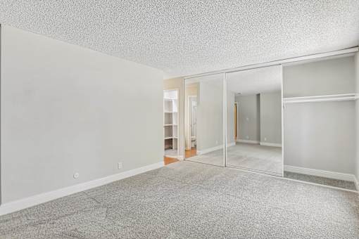 a repeating pattern of a man and a red and yellow at Summerwood Apartments, Santa Clara, 95050