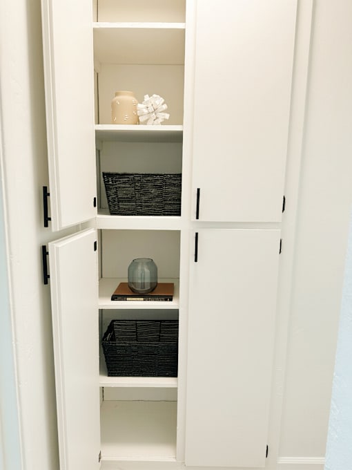 white cabinet at Mission Valley, San Diego, 92120