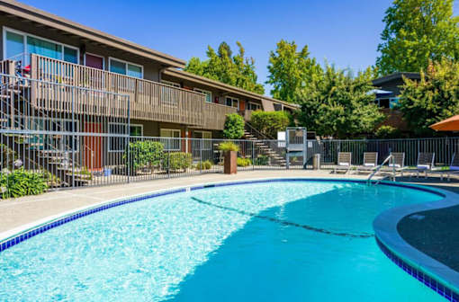 the pool at the resort with a building in the background at Element LLC, Sunnyvale, CA, 94086