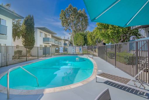 our apartments have a resort style swimming poolat BLVD Apartments LLC, Tarzana, CA