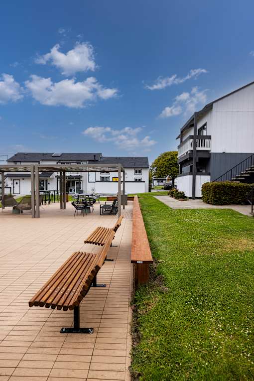 Outdoor Seating Area at The Gates at the Marina Apartments, Marina, 93933