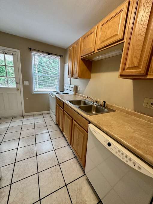 the kitchen is clean and ready for us to use