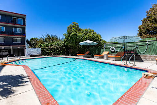 Pool and lounge area.