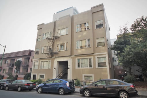 the building in which the apartment is located