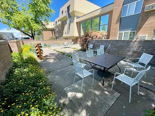 Garden Patio with Tables & Chairs
