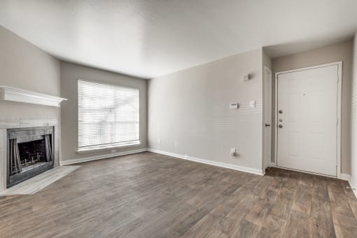 Fireplace Living Area at Infinity on the Mark, Texas, 75243