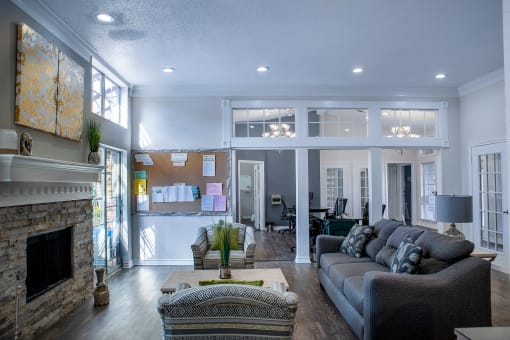 Leasing Office Waiting Area at Infinity on the Mark, Dallas, TX, 75243