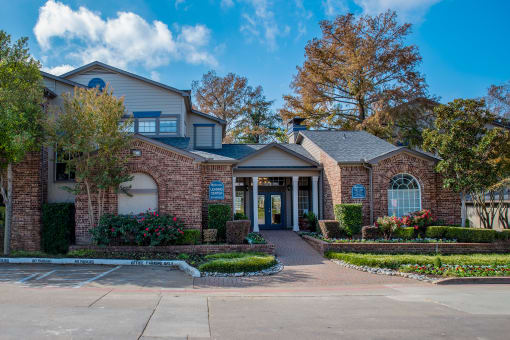 the front of a house with a driveway in front of it at Infinity on the Mark, Dallas, TX