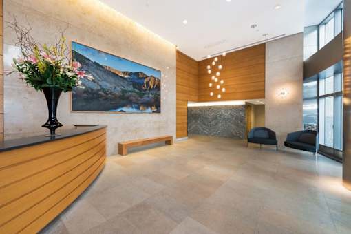 Lobby Area at 'The Metropolis', New York, NY 